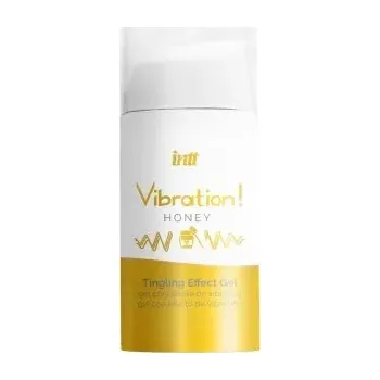 Lubrikační gel Stimulační gel Vibration! Honey - INTT (15ml)