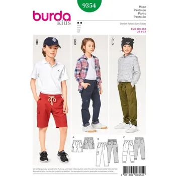 Volný čas Tištěný střih dětské šortky, kalhoty, kapsáče