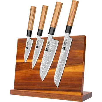 Kuchyňský nůž XinZuo Zhen PM8O sada nožů na pečivo 4ks