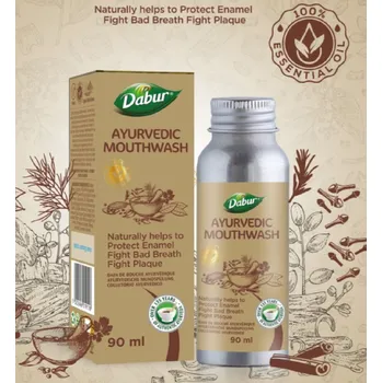 Zdraví Dabur - ajurvédská ústní voda s esenciálními oleji 90 ml