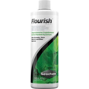 Hnojivo na vodní rostlinu Seachem Flourish 500 ml + DÁREK ZDARMA - Stříkačka 5 ml pro přesné dávkování