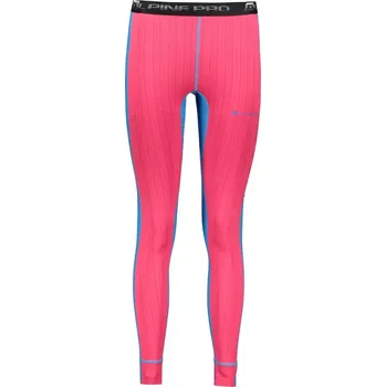Dámské termo kalhoty ALPINE PRO SUSY 2 LUNP053 RŮŽOVÁ/MODRÁ XXL