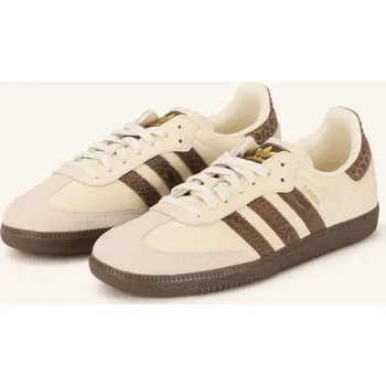 Dámská obuv Adidas Originals Tenisky Samba Og, béžová / tmavě hnědá / hnědá