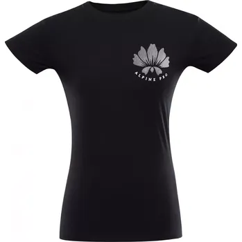 Dámské tričko Dámské triko ALPINE PRO SUMEKA ČERNÁ L-L