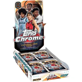 Karetní hra 2023/24 Topps Chrome Overtime Elite Basketball Hobby Box