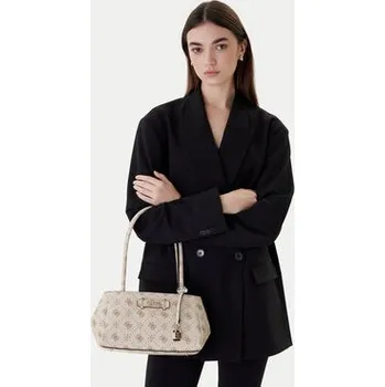 Kabelka Kabelka Guess Carrie Logo HWGP98 98080 Écru OS
