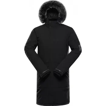Pánský kabát Pánský kabát ALPINE PRO WUSS ČERNÁ 4XL