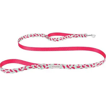 Vodítko pro psa Amiplay Vodítko Be Happy Watermelon 150 cm - M