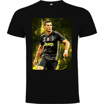 Tričko Cristiano Ronaldo Juventus FC Gold Barva: Bílá, Velikost: S