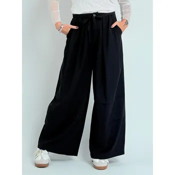 Dámské kalhoty Voga Móda Černé kalhoty HEDY Černá, UNI XS-M