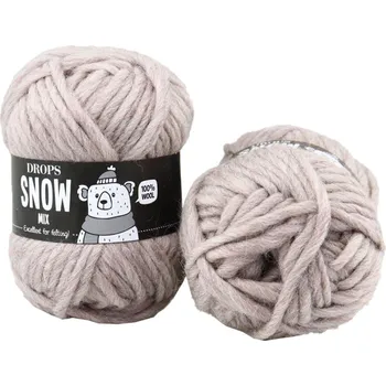 Příze Drops Snow MIX 47 světlá béžová