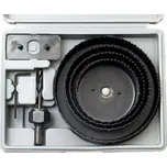 Vrtáky vykružovací korunkové, max. hloubka 25 mm, sada 8 ks - EXTOL CRAFT EX1807