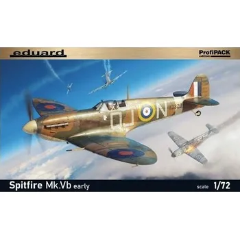 Plastikový model Eduard 1:72 Supermarine Spitfire Mk. Vb raná verze
