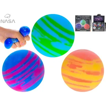 Dětský míč Míček strečový NASA 6 cm, tři barvy Barva: Oranžová