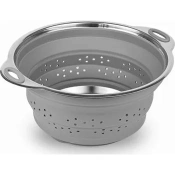 Cedník a síto Skládací silikonový cestovní cedník