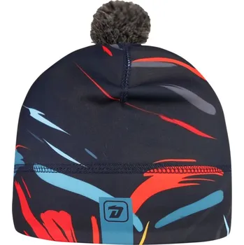 Čepice Flavio - zimní funkční čepice - vzor 188 - tmavě modrá - fleky L 54 - 56