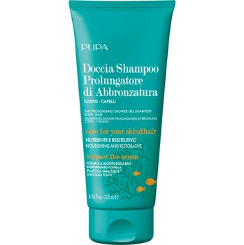Sprchový gel PUPA Milano Sprchový gel po opalování na tělo a vlasy (Tan Prolonging Shower Gel Shampoo) 200 ml + 2 měsíce na vrácení zboží
