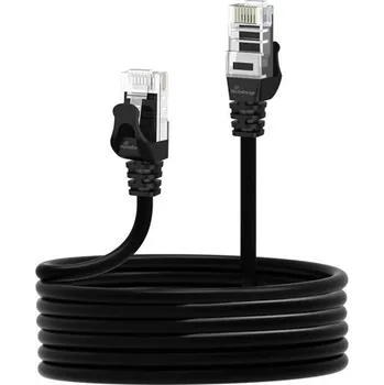 Síťový kabel Síťový kabel MediaRange UTP CAT 6 - 10 m, černý