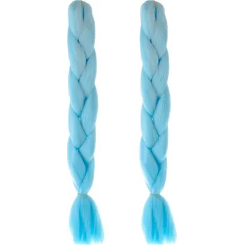 Soulima Vlasy Kanelové syntetické Copánky modré, 2 ks