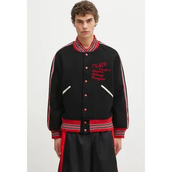 Vlněná bunda Needles Deconstructed, L, černá, 99X