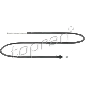 Lanko parkovací brzdy Tažné lanko, parkovací brzda HANS PRIES - TOPRAN 631 758