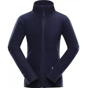 Chlapecká mikina Dětská fleecová mikina ALPINE PRO GARIMO KSWA189 TMAVĚ MODRÁ 92-98