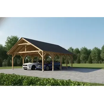 Přístřešek na auto Garážový přístřešek 600x600 cm