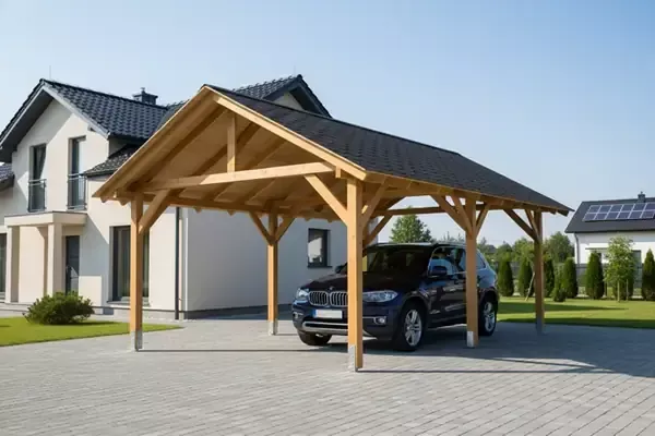Garážový přístřešek pro 1 auto ECO 350x600