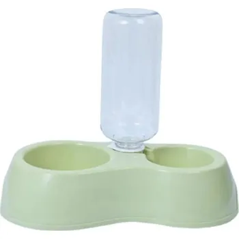 Miska pro psa Verk 19410 Miska pro kočky, psy s dávkovačem na vodu zelená