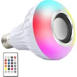 APT ZD7G LED žárovka RGB 7W E27 s ovladačem a bluetooth reproduktorem