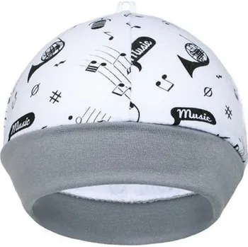 Kojenecká čepice Kojenecká čepička HUDEBNÍ NÁSTROJE A NOTY velikosti: 68