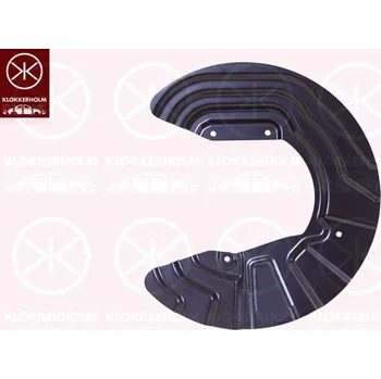 Brzdový systém Ochranný plech proti rozstřikování, brzdový kotouč KLOKKERHOLM 0094378