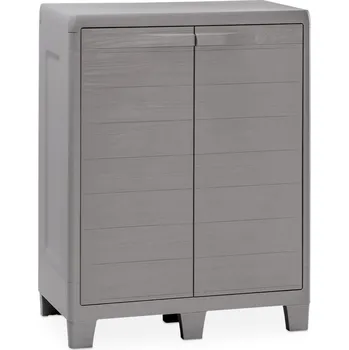Zahradní skříň TOOMAX WOODYS LOW XL skříňka - světle šedá