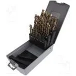 Sada vrtáků do kovu rychlořezná ocel HSS Shoda s DIN 338 B