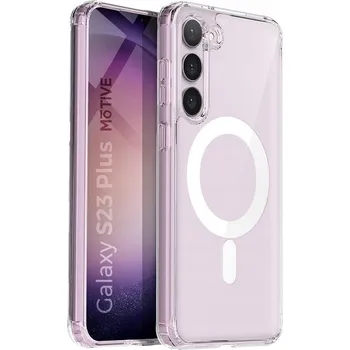 Pouzdro na mobilní telefon POUZDRO ZADNÍ KRYT MAGSAFE PRO SAMSUNG GALAXY S23 PLUS + SKLO