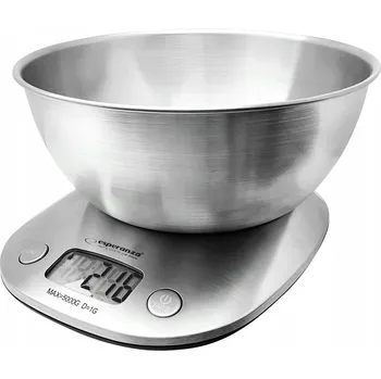 Kuchyňská váha Kuchyňská váha Esperanza Lychee stříbrná/šedá 5 kg