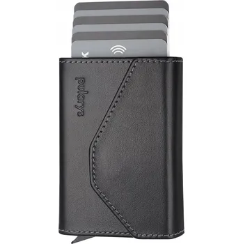 Peněženka Pularys peněženka z pravé kůže černá - unisex