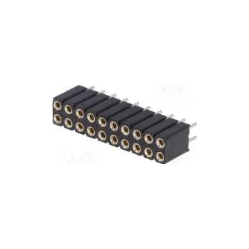 Kabel do PC Socket pin strips female PIN 20 turned contacts straight