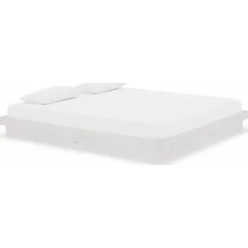 Postel Rám postele, bílý, masivní dřevo, 180 x 200 cm