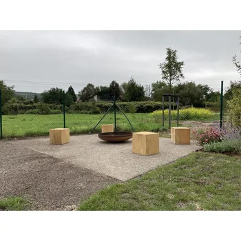 Ohniště s posezením Stupeň dokončení: Plánek