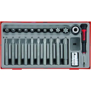 Bit Teng Tools 1/2" Sada pevnostních bitů TORX, 23 dílů TT 68860105