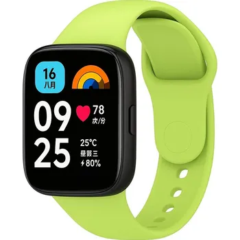 Příslušenství k chytrým hodinkám eses Silikonový řemínek pro Xiaomi Redmi Watch 3 Active - Světle zelený