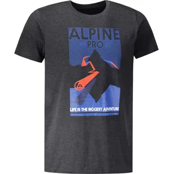 Pánské oblečení Pánské triko ALPINE PRO ABIC 7 MTSP404 ČERNÁ S