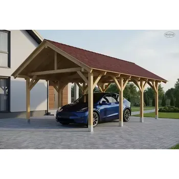 Zahradní stavba Garážový přístřešek pro 1 auto 350x600