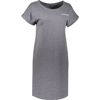 Dámské oblečení Dámské šaty ALPINE PRO HEMADA LSKX418 TMAVĚ ŠEDÁ M