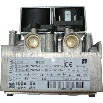 Příslušenství ke kotli Plynový ventil / plynová armatura SIT 830 TANDEM BUDERUS Logatop / Logano AE124 / G124 / G134 - 5176486 / 830036