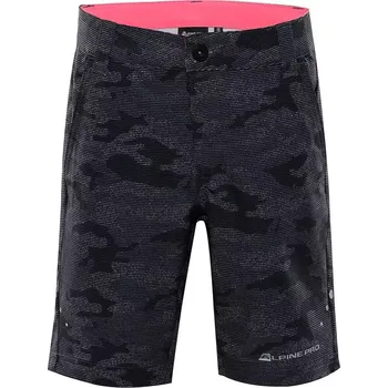 Chlapecké oblečení Dětské šortky ALPINE PRO TRENTO 2 KPAR186 ŠEDÁ/RŮŽOVÁ 92-98