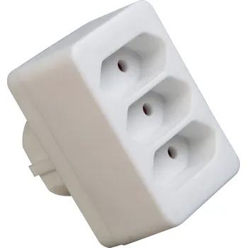 Elektrická zásuvka Lex SL-014 Rozbočovací zásuvka 3 x plochá