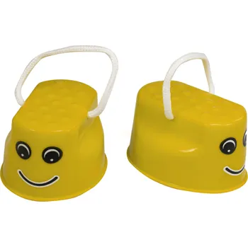 Dětské chodítko KIK KX7532 Dětské chůdy plast 10 x 5,5 x 6cm 2 ks žluté