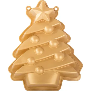 Nádoba na led Verk 07321 Silikonová forma na pečení Vánoční stromek 27 cm